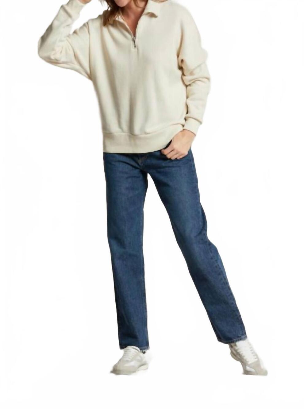 NEW PERFECTWHITETEE drake top in cream